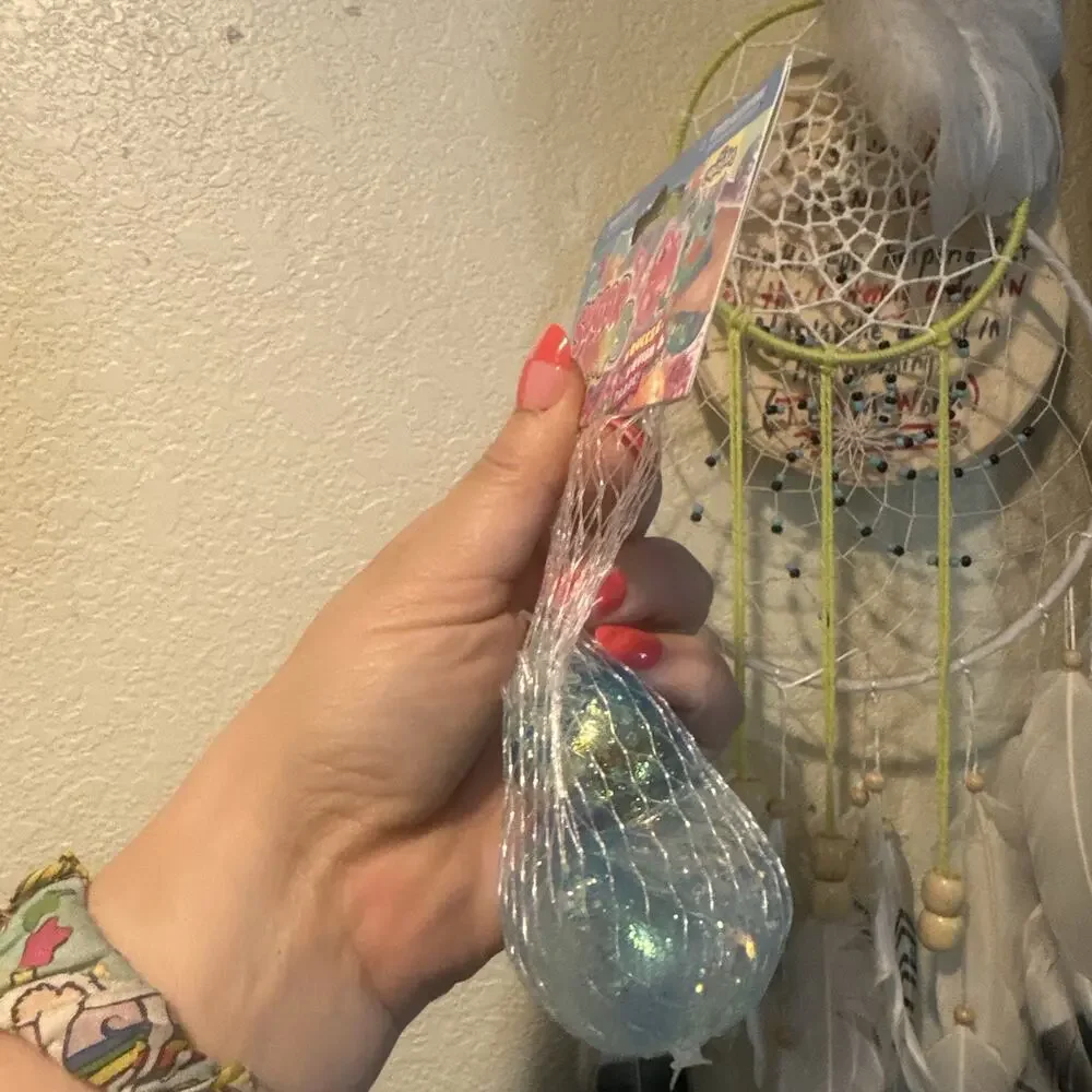 Orb Sugar Swaps Glitter Duck Viral Squishy Blue Glitter Duck